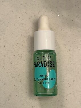 Isle of Paradise Green Self Tanning Drops Travel Bottle 4ml NEW Made in UK GWP